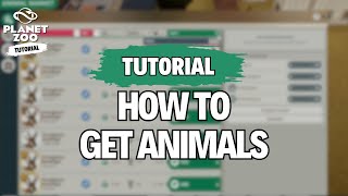 This is How to get Animals in Planet Zoo screenshot 5