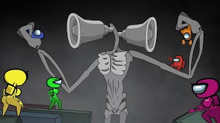 Among Us vs Siren Head - Cartoon Animation