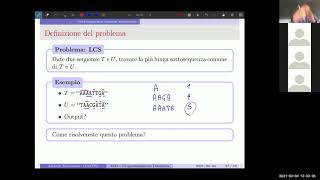 13 - Programmazione dinamica - Longest common subsequence (LCS)