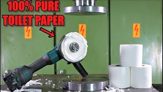 Transforming Toilet Paper into a Grinder Disc: A Revolutionary Experiment!