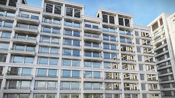 Front Side View of Union Luxury Apartments - Etihad Town | Lahore