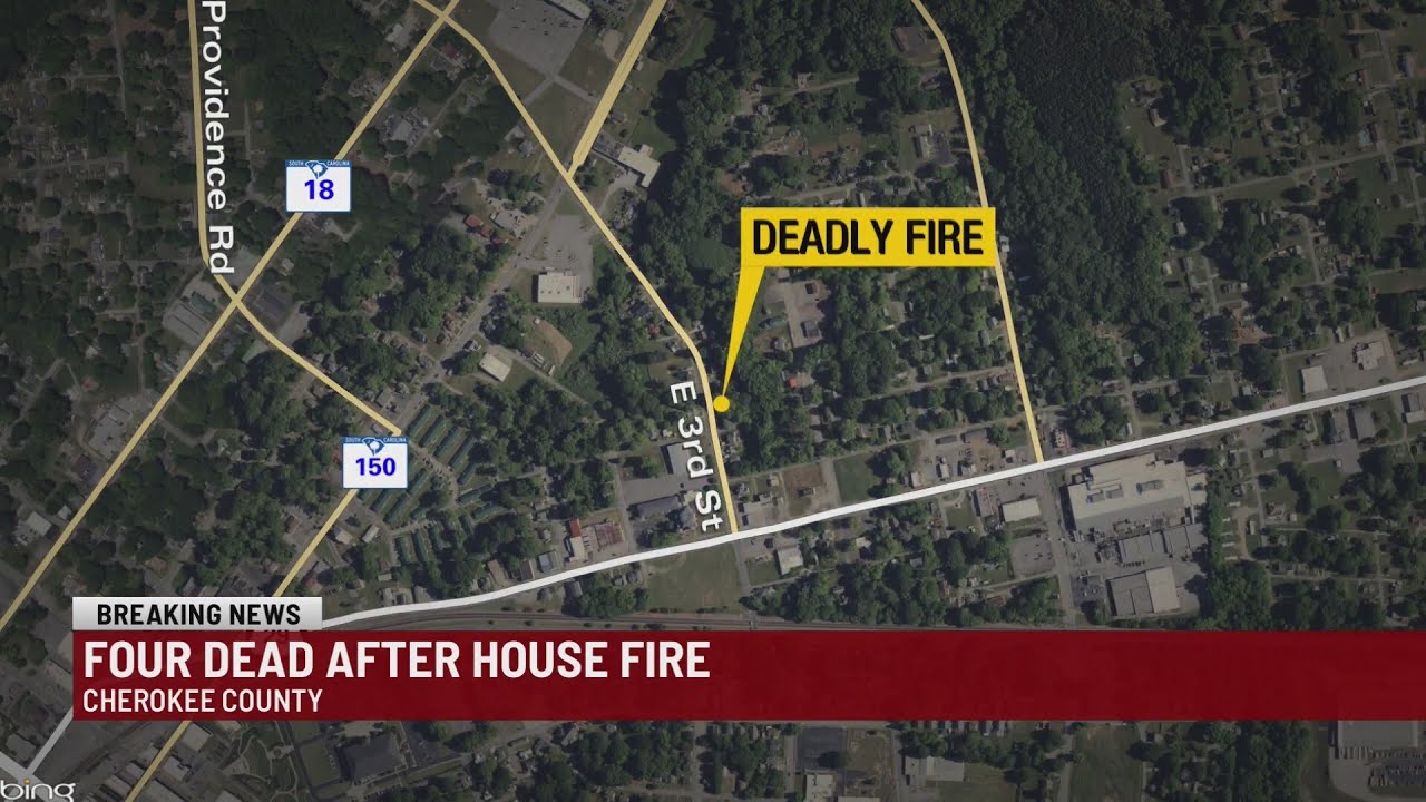 Gaffney fire kills four, including two children