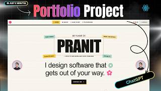 Details I Built a $1,000 Portfolio Website Using AI 🤯 | ChatGPT + Claude News