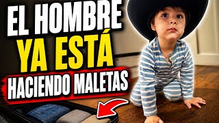 El hombre ya está haciendo maletas 🙈