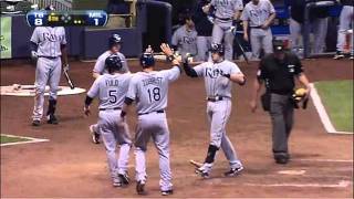 2011/06/20 Longoria's three-run shot