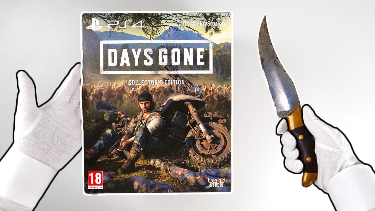 Days Gone Collector's Edition EMPTY Box Only, No Game or Statue, Official