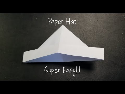 Video: How To Fold Paper Caps