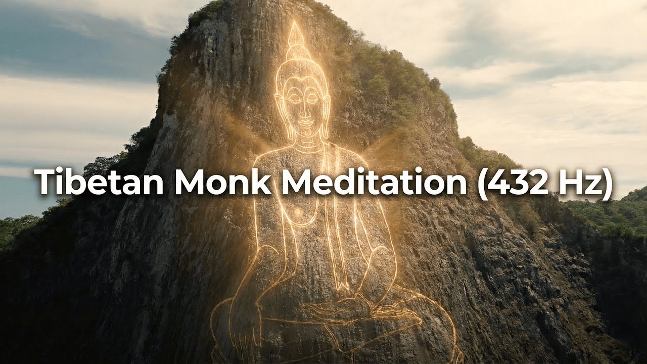 Tibetan Monk Meditation (432 Hz) | Deep Healing & Inner Stillness