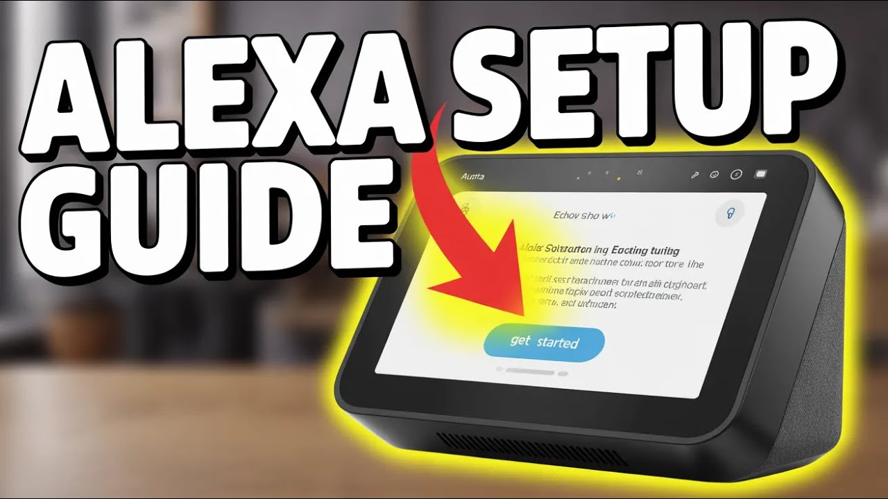 How to setup Amazon Alexa on Echo Show 8 - Full Guide - YouTube