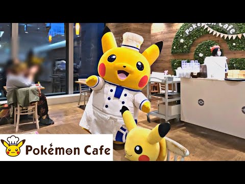 Pokémon Café Tokyo Front Row Seat Pikachu Show! 4K Virtual tour/2023/Japan/Nihonbashi