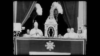 Easter Blessing Urbi et Orbi of Pope John XXIII [1961] [HD]