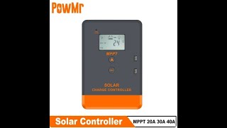 Распаковка. Контроллер управления солнечным зарядным устройством PowMr