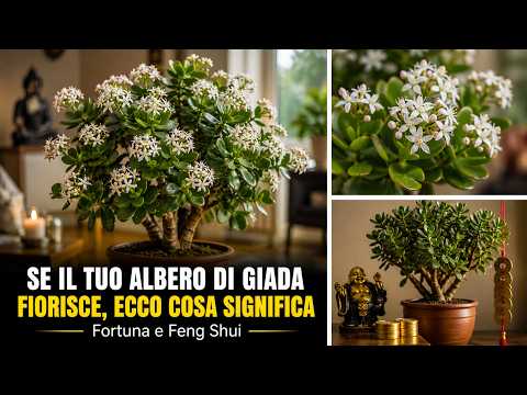 Video Se il tuo albero di giada fiorisce, attento a questo | Ecco cosa significa per il Feng Shui