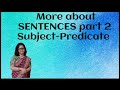 Sentence construction-3|Subject-Predicate|Basic English grammar|Puja Ma'am