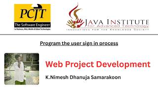 Program The User Sign In Process