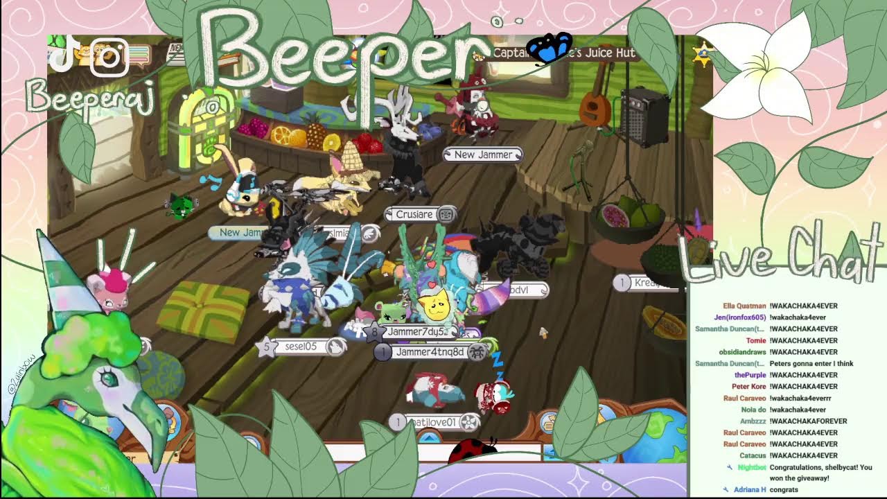 BEEP BEEP BEEP (AGAIN)! Animal Jam Classic Livestream || BLACK SHORT AT 650 || Spikes every 5 SUBS!