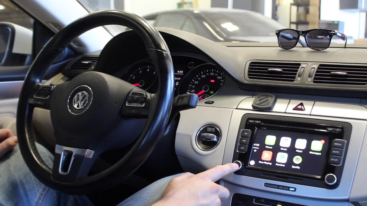 CarPlay Retrofit in Volkswagen CC YouTube