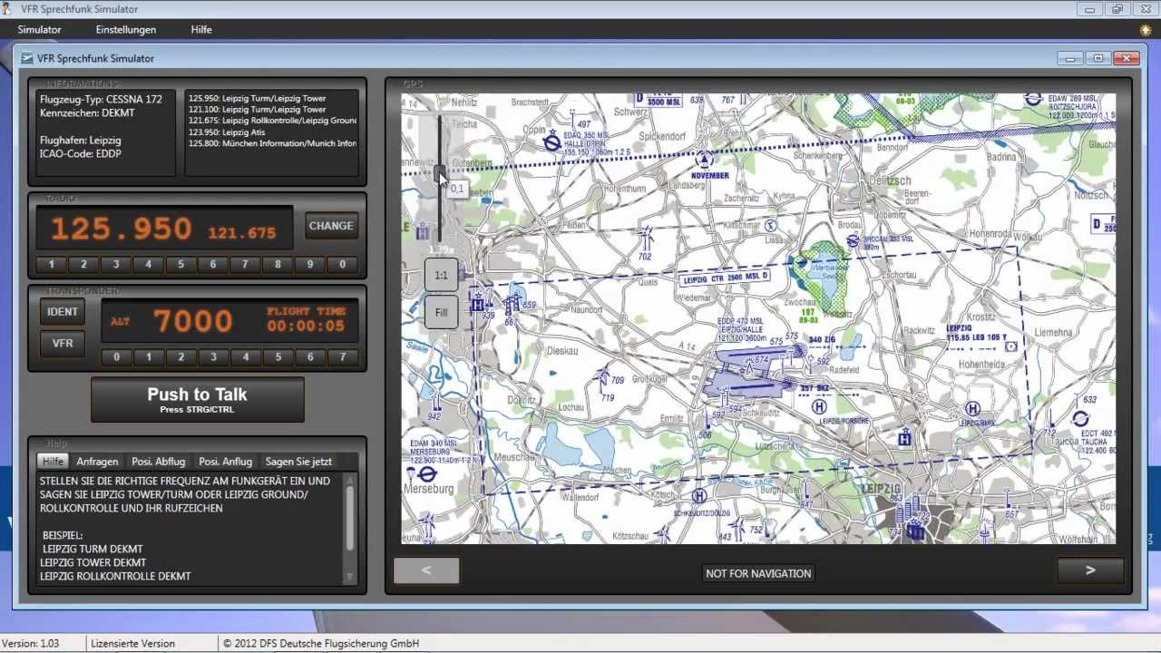 vfr sprechfunk simulator