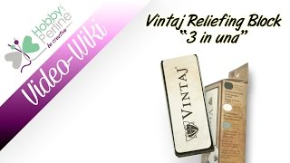 Vintaj Reliefing Block Wiki - Hobbyperline.com