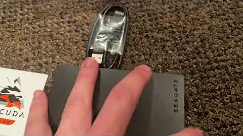 How to setup your Seagate Firecuda USB 3.0 External Gaming Hard Drive.