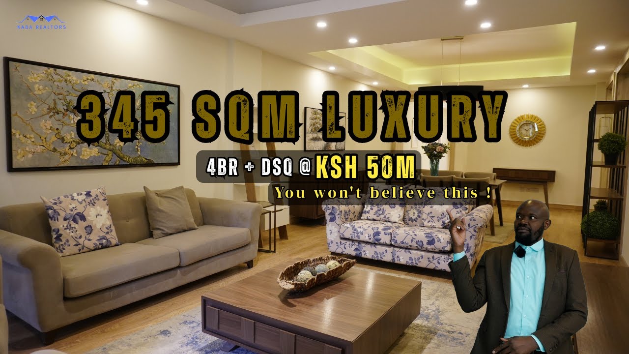 Luxury Living in Nairobi: 345sqm 4-Bedroom + DSQ | All Ensuite @Ksh50M