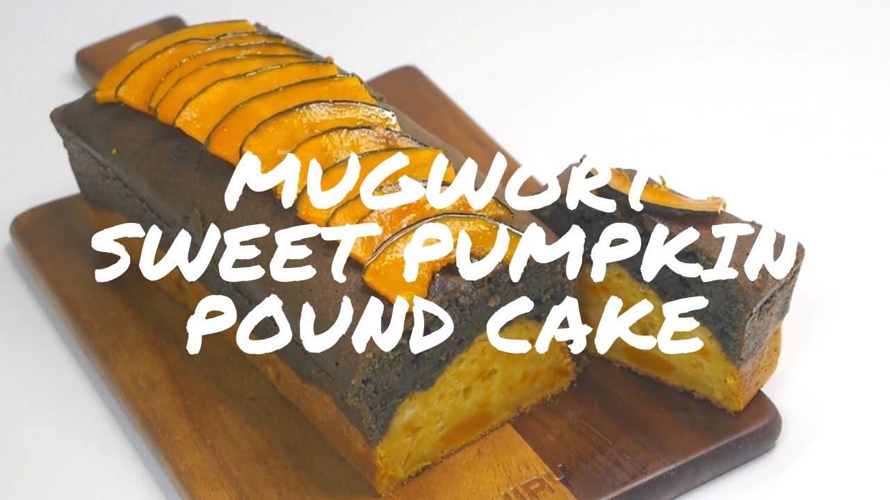 꾸덕하고 부드러운 쑥단호박파운드케이크 만들기 ! | How to make Mugwort Sweetpumpkin Poundcake !