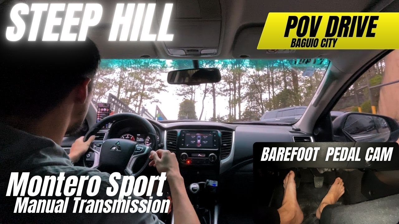 MONTERO SPORT IN BAGUIO | STEEP HILL DRIVE WITH PEDAL CAM | BAKAKENG AREA