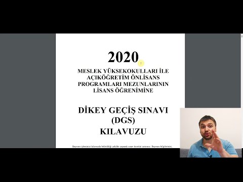 DGS KILAVUZU YAYINLANDI! DGS kılavuzunu inceledim, sorularınıza cevap vermeye çalıştım.