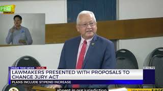 Lawmakers Presented With Proposals To Change Jury Act  | TVJ News