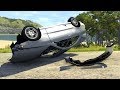 Out of control crashes 12  beamng drive realistic car crashes