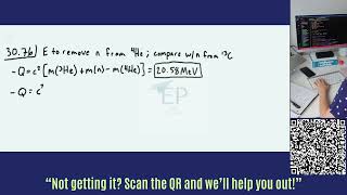 Using Section 30-2 and Appendix B, determine the energy required to remove one neutron from He.