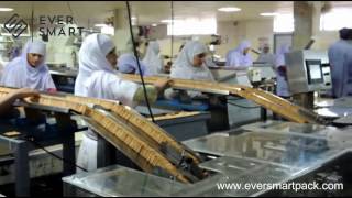 EVERSMART  2 row sandwiching machine with packaging machine