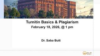 Turnitin Basics & Plagiarism | 18 February 2026