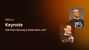 UI5con 2023: Keynote