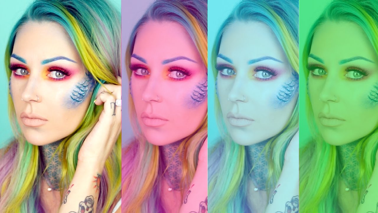 beautycon Mermaid Tutorial - NYX Face Awards Challenge # 3 | KristenLeanneStyle