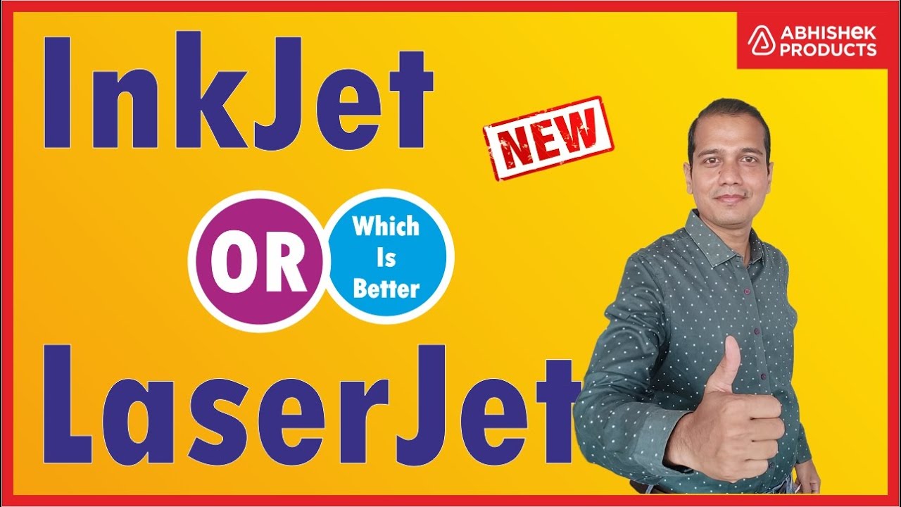 🖨️ Difference Between Inkjet & Laserjet Printers for ID Cards Which is Better? YouTube
