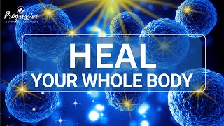 HEAL Guided Sleep Meditation - Heal your Body as you Sleep | Summon Your Cells to Heal : Dark Screen