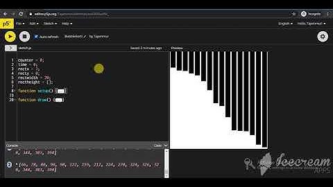 Visualization of bubble sort algorithm.