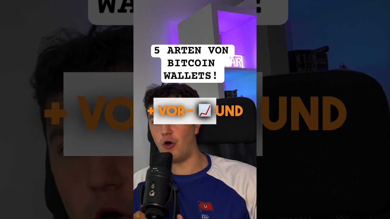 5 Bitcoin Wallet Arten erklärt!