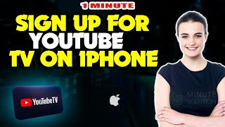 How to sign up for youtube tv on iphone 2024 ( step by step )