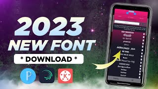 New Fonts for Pixellab 2023 | Stylish English fonts pack download | Pixellab Font Download 2023 screenshot 4
