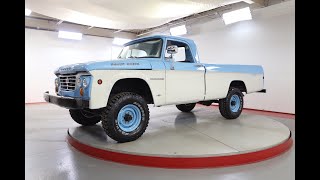 Match Highlights 1963 DODGE W200 POWER WAGON