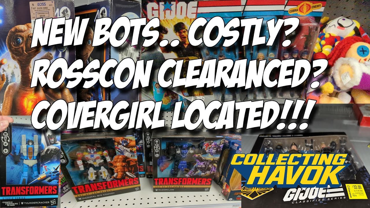 Rosscon Leftover Clearance?!  New Bots Hitting, But How Costly?!  New Retro Joes! 