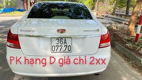 Đánh giá xe geely emgrand ec820