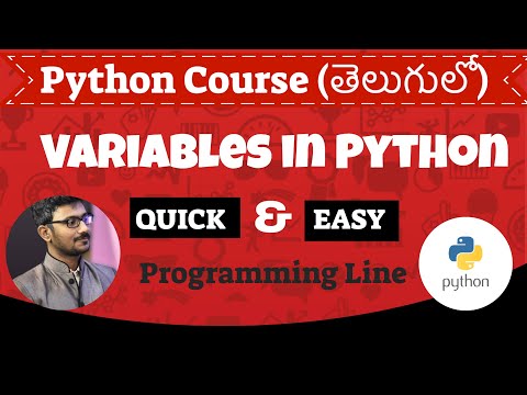 Python Variables In Telugu (Python Course In Telugu)