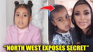 North West Exposes Kim Kardashian on Tik Tok.