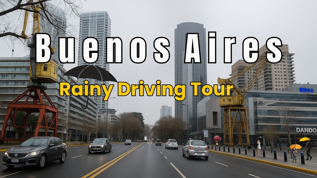 🚗 Un Viaje de Banfield a Puerto Madero bajo la lluvia 🌧️