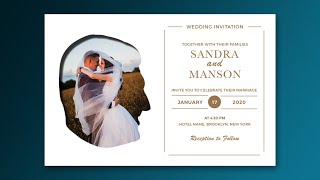 Creative Wedding Card Design | Photoshop Tutorial