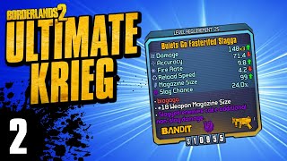 Borderlands 2 | Ultimate Krieg Funny Moments & Drops | Day #2