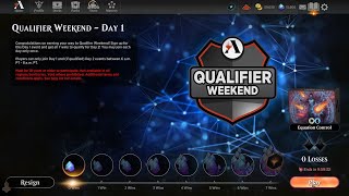 MTG Arena Historic Mythic Qualifier Day 1 w UW Control